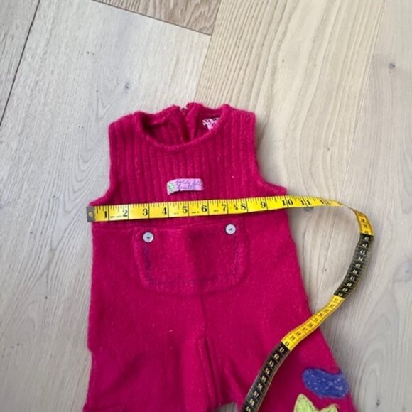 Petite Fille “Feuille” Wool Overalls – Size 18 Months - Picture 10 of 10